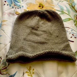 Gray & Blue knitted hat